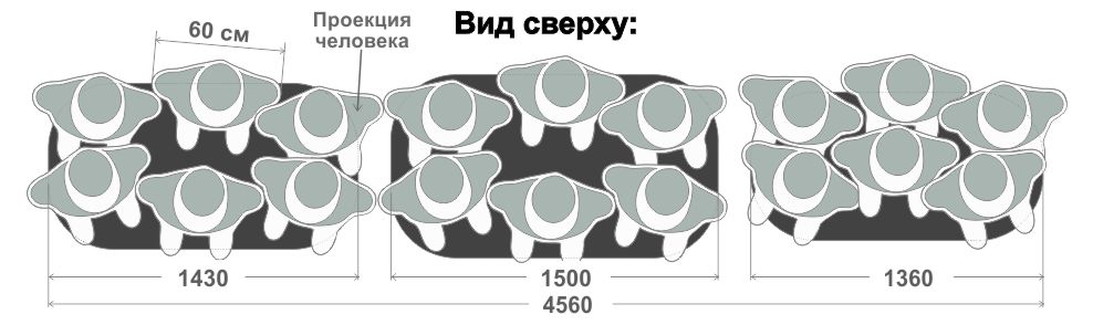 Пьедестал почёта "Марс" вид сверху, вместимость пьедестала.